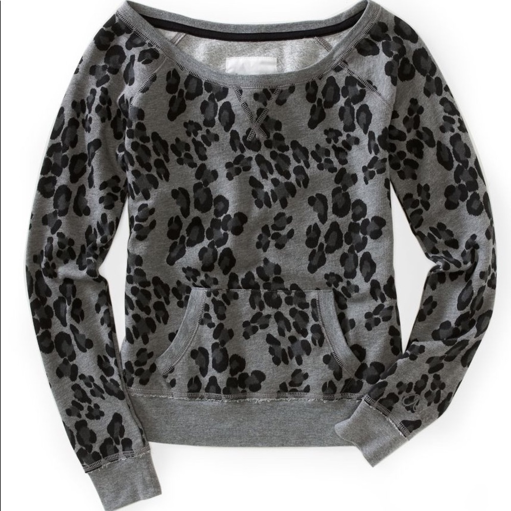 Aeropostale - Grey Leopard Sweatshirt